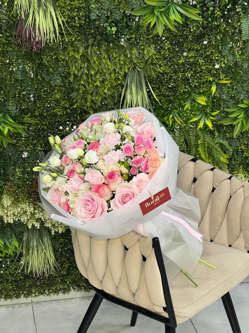 Rosy Glow Fresh Bouquet