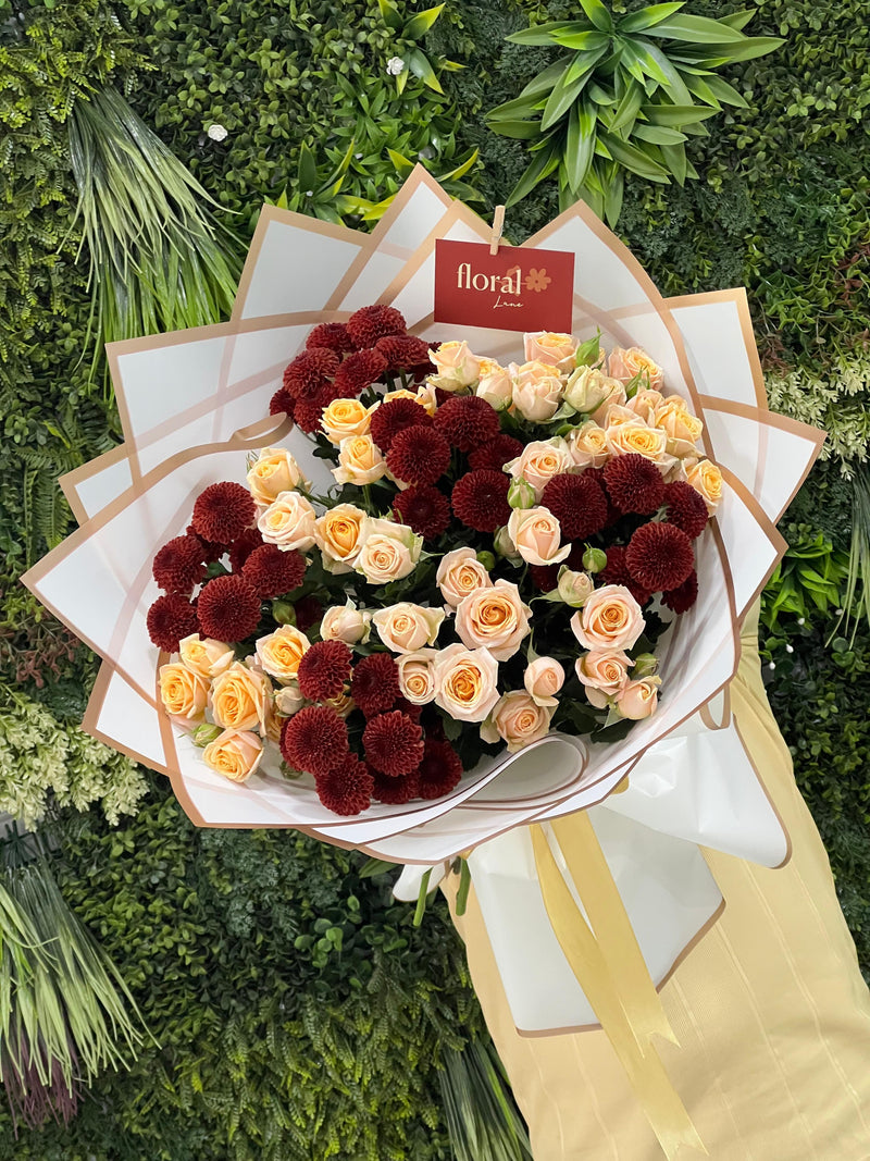 Golden whisper bouquet