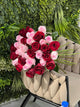 31 Red and Pink Rose Bunch