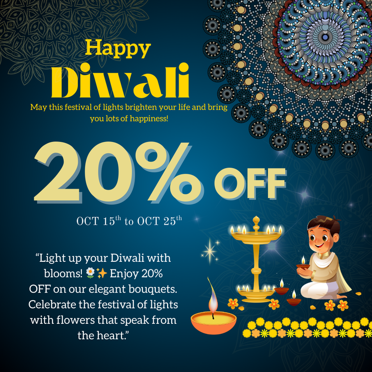 DIWALI - Festival of Blooms 🌼🍬🍭🍰