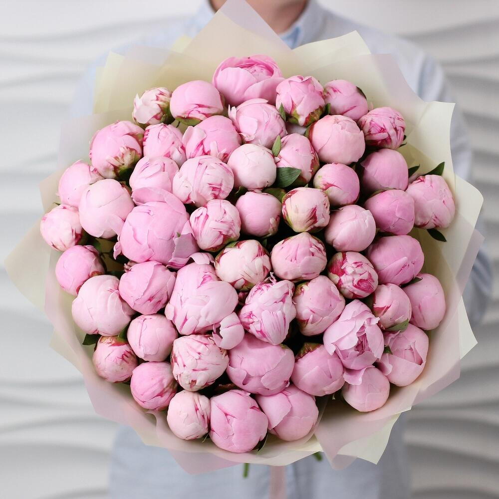 51 Pink Peonies Bouquet