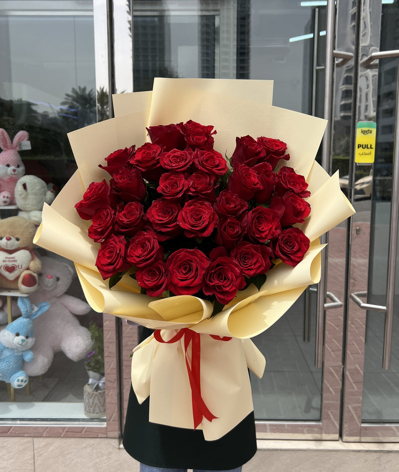 Crimson Romance Bouquet