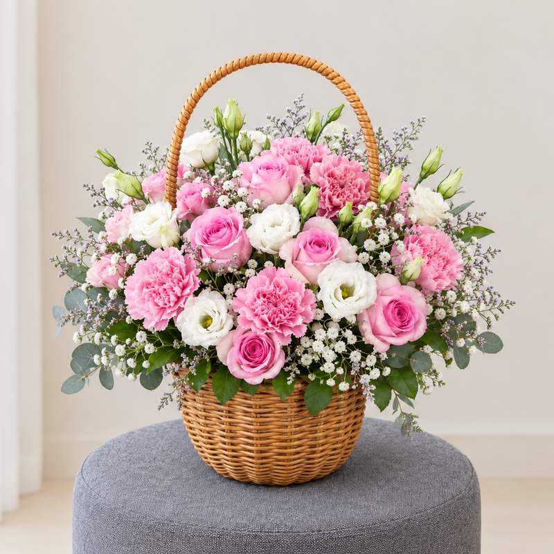 Rosy Cheeks Mini Basket