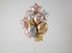 ✨ Rose Gold Birthday Celebration Bouquet (Helium Filled)