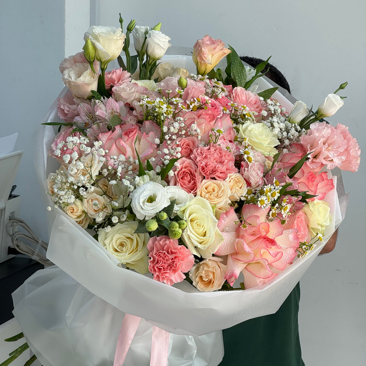 Rosy Glow Fresh Bouquet