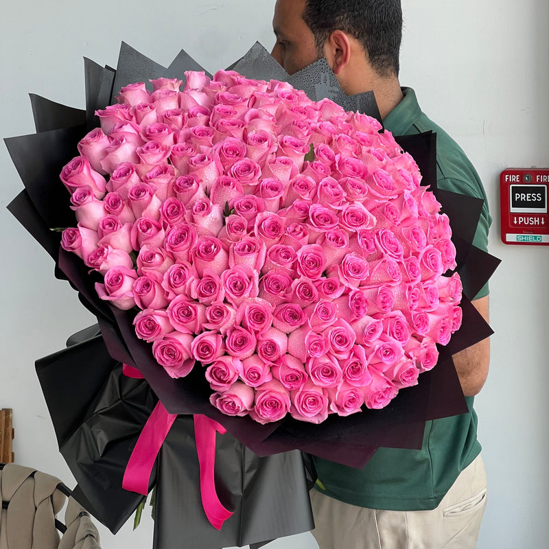 151 Pink Roses Bouquet