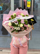 Academic Brilliance: Pastel Graduation Bouquet
