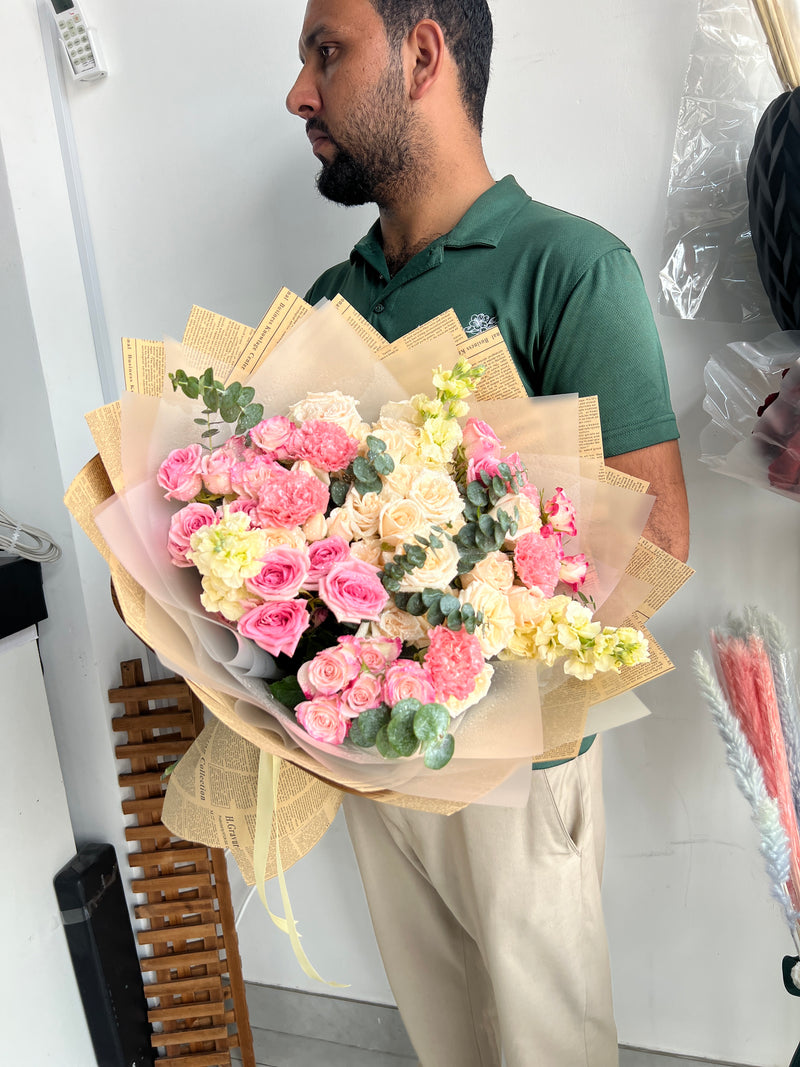 Peach & Blush Melody Bouquet