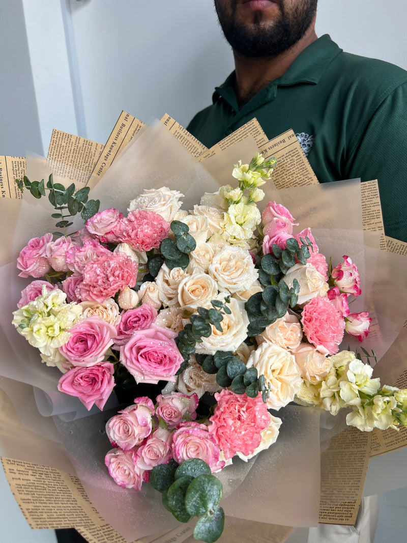 Peach & Blush Melody Bouquet