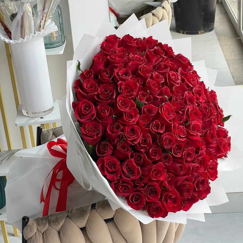 101 Red Roses Bouquet