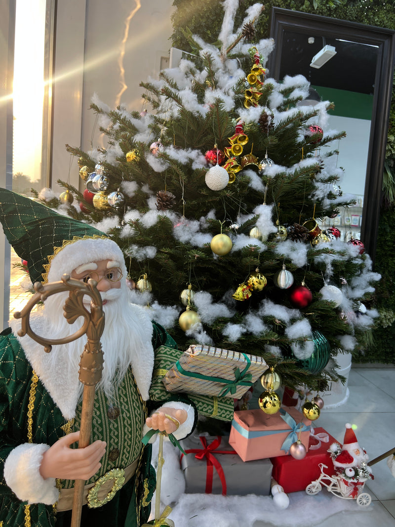 Natural Christmas Tree with Decorations🎄