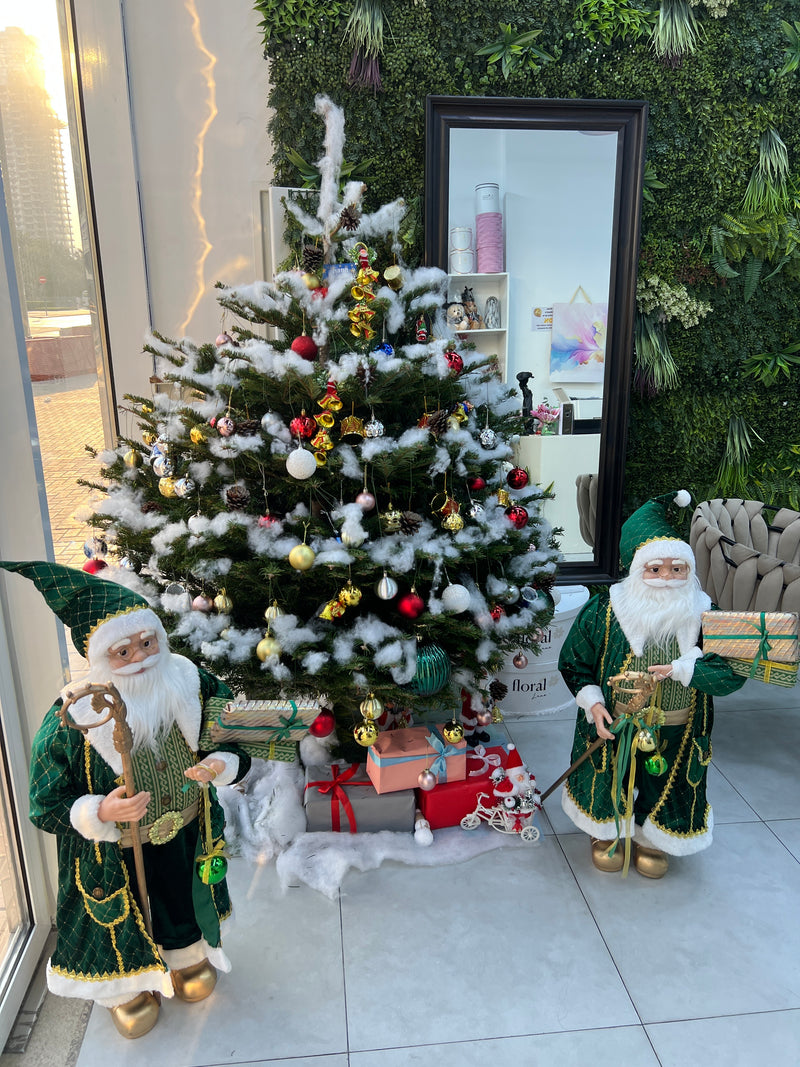 Natural Christmas Tree with Decorations🎄