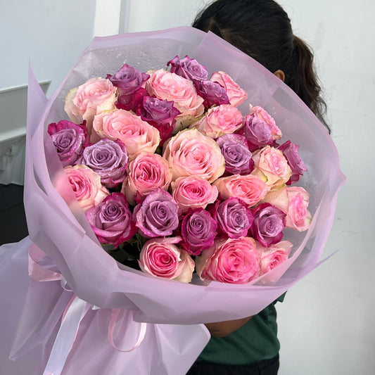 31 Fresh Pink and Purple Roses