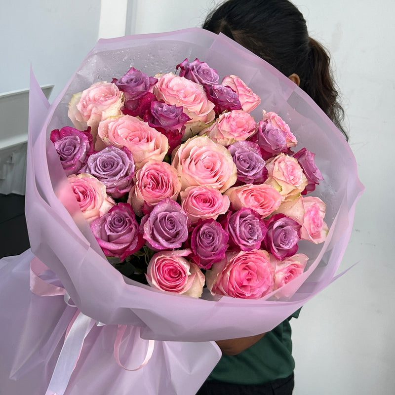 31 Fresh Pink and Purple Roses