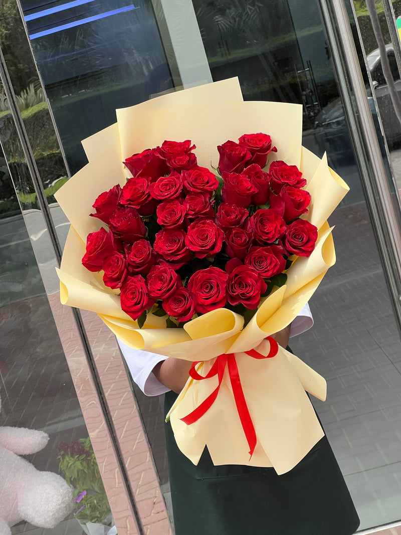 Crimson Romance Bouquet