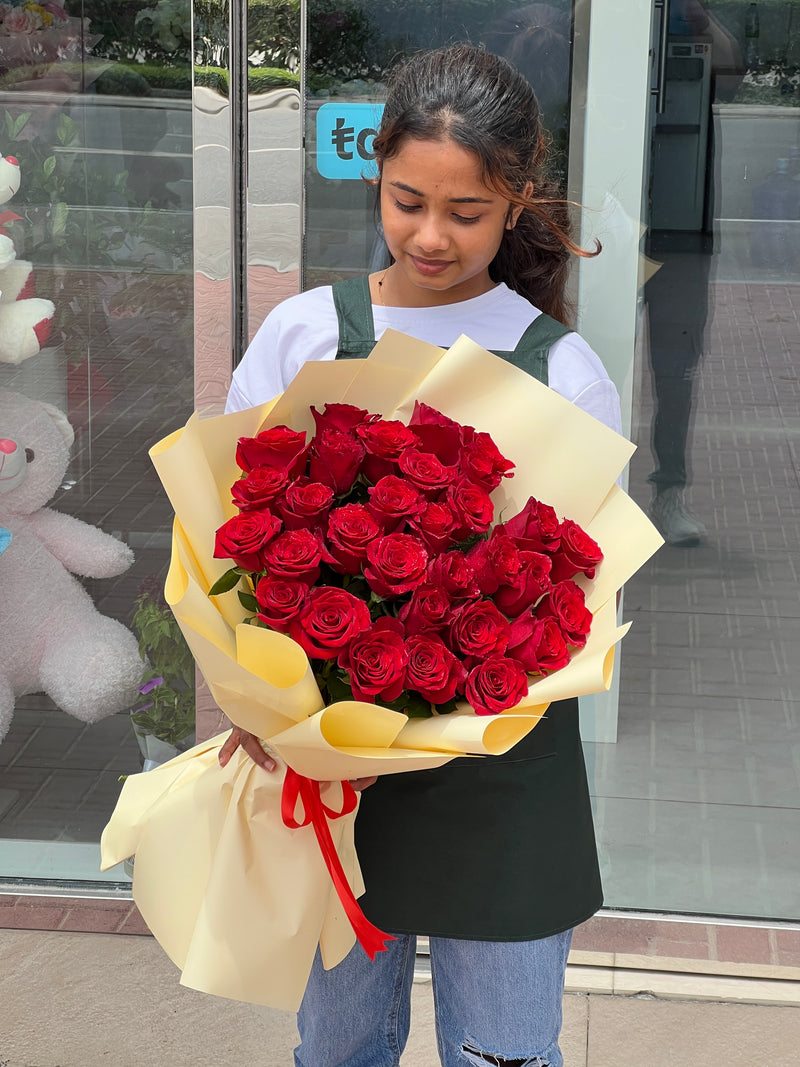 Crimson Romance Bouquet