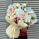 Pure Elegance White Hydrangea And Rose Bouquet
