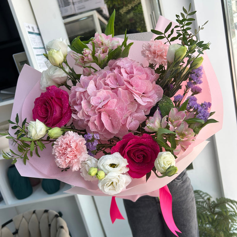 The Fuchsia & Hydrangea Drift