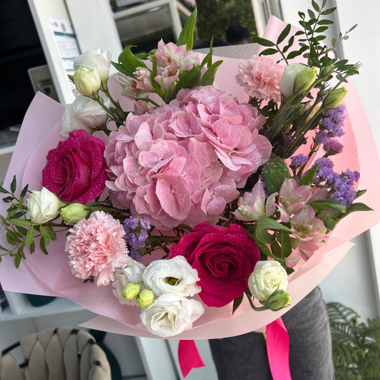 The Fuchsia & Hydrangea Drift