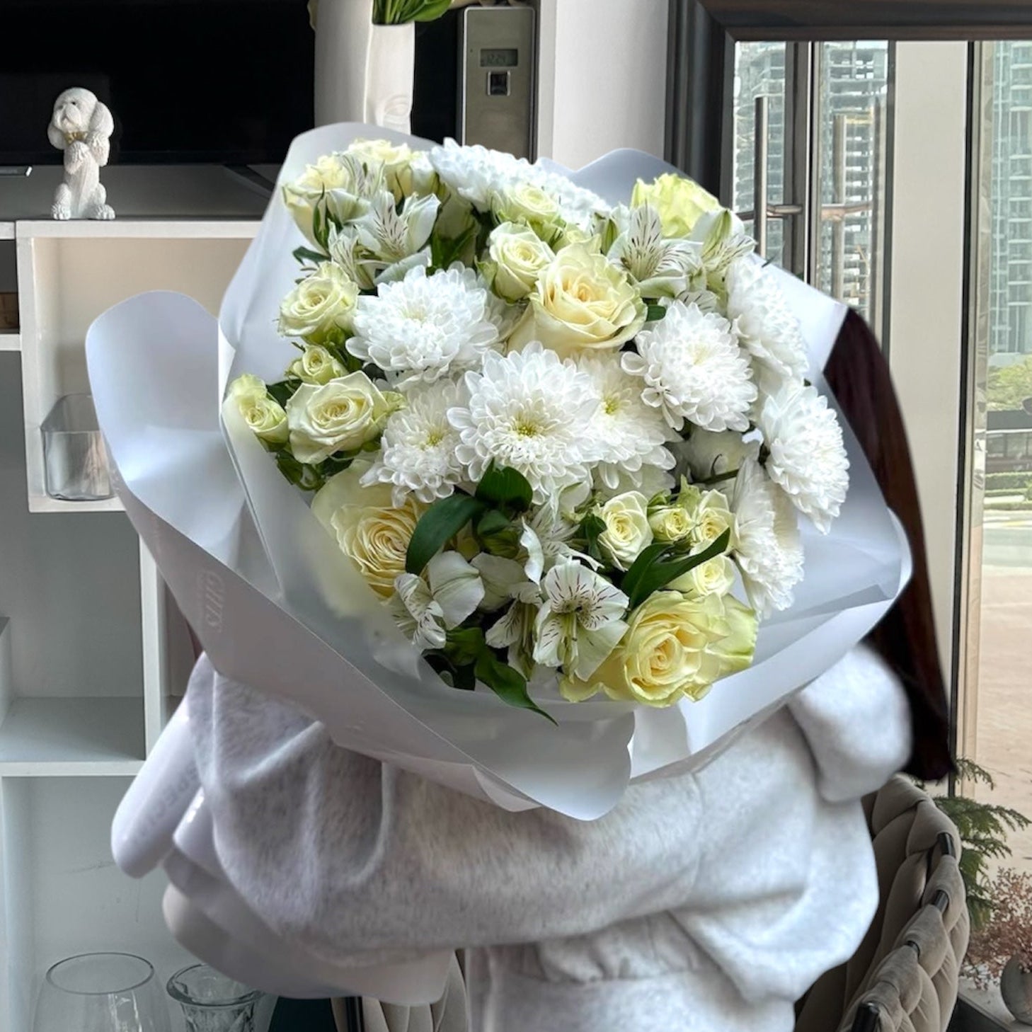 The Pure White Radiance Bouquet