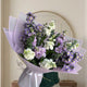 White & Purple Matthiola Bloom