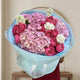 Enchanting Pink Hydrangea And Julietta Spray Rose Garden Bouquet