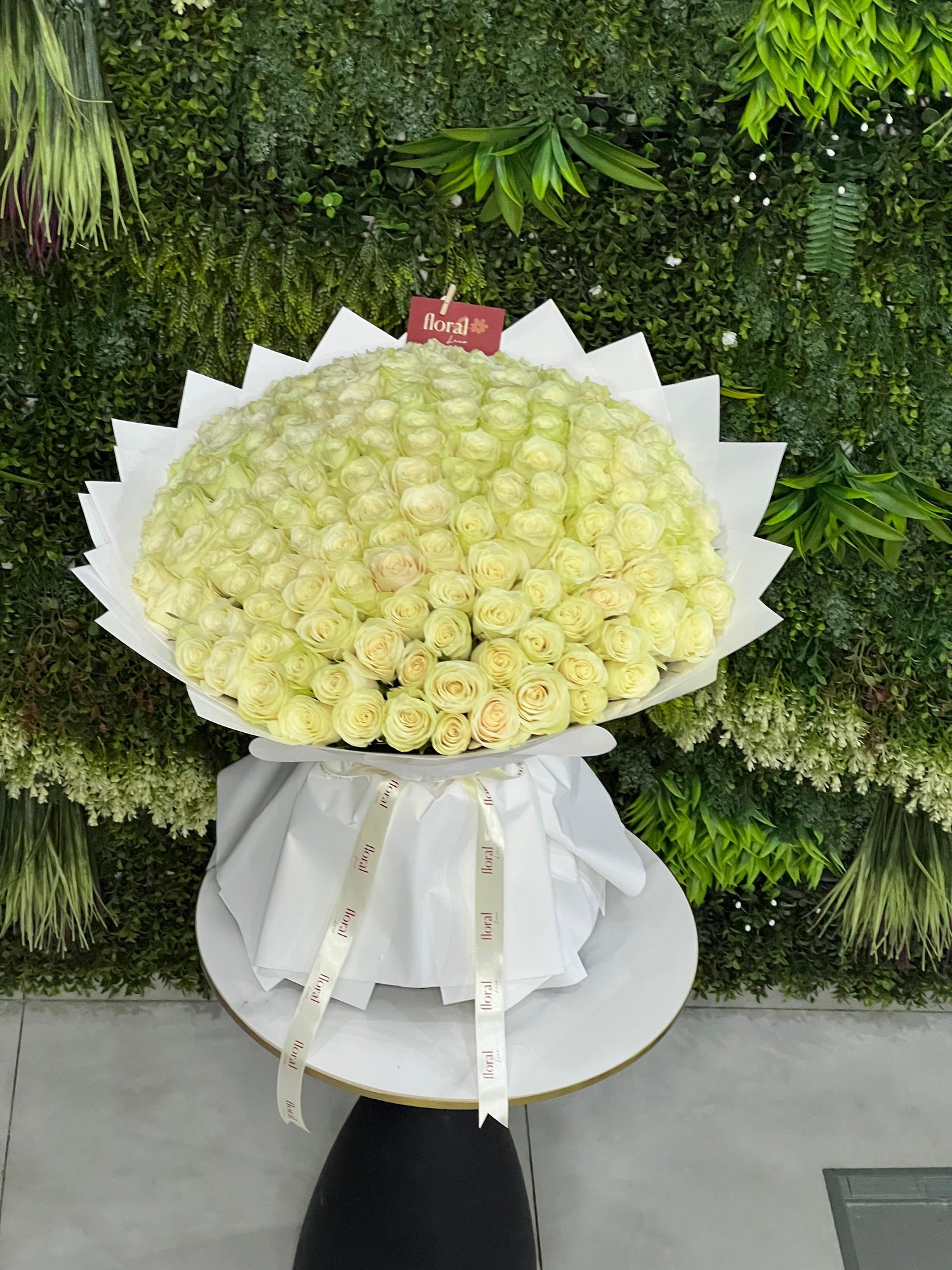 151 White Roses of Pure Grace