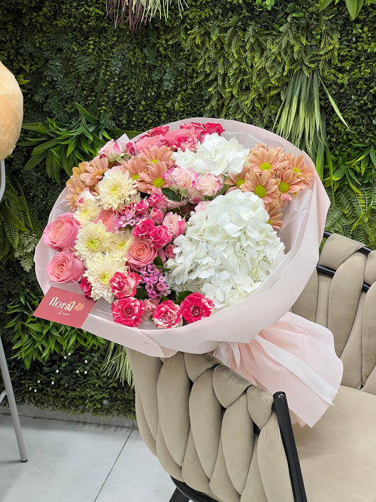 Rosy Clouds Fresh Bouquet