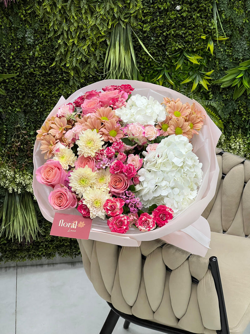 Rosy Clouds Fresh Bouquet