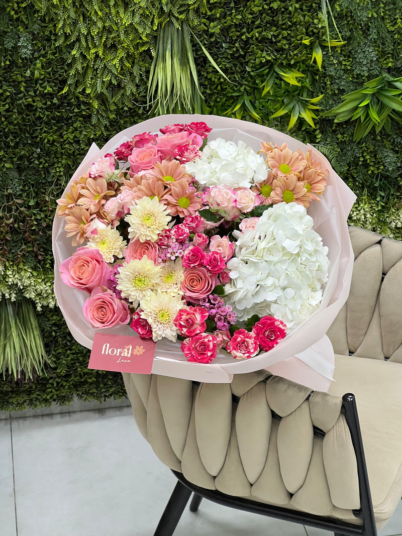 Rosy Clouds Fresh Bouquet