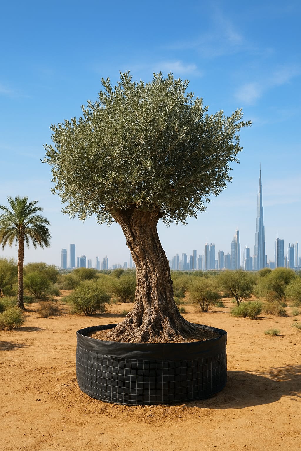 Sun-Kissed Olive Tree