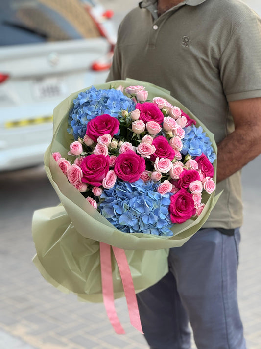 Pink & Blue Delight
