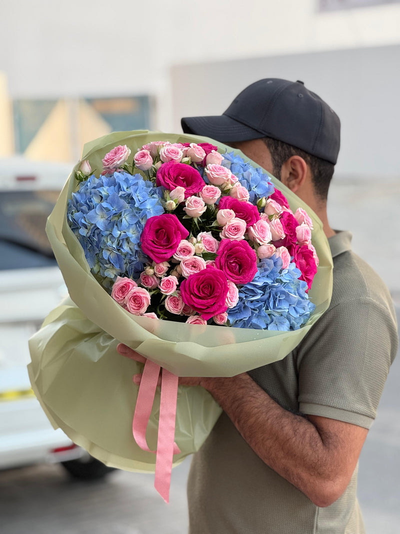 Pink & Blue Delight