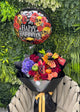 Midnight Witch Halloween Bouquet - with Foil Balloon