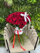 61 Fresh Red Roses Bunch