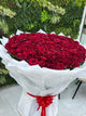 201 Fresh Red Roses Bouquet 70cm
