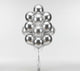 Silver Confetti Balloons