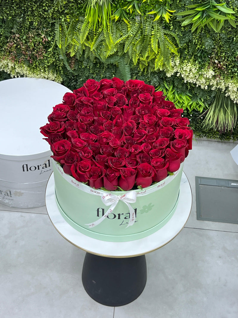 You are Mine - Valentine Red Roses Box