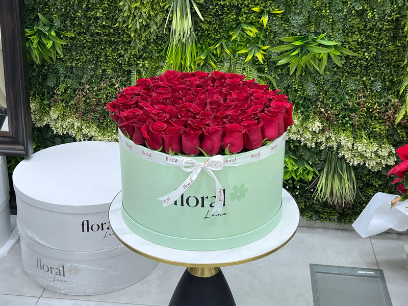 You are Mine - Valentine Red Roses Box
