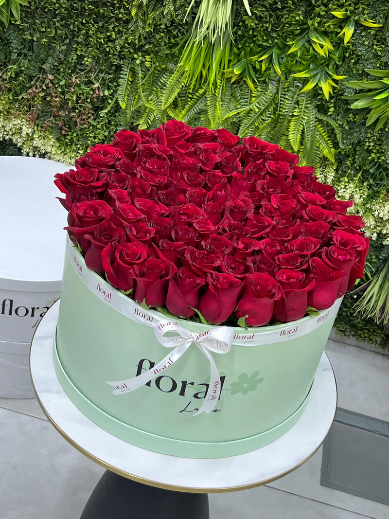 You are Mine - Valentine Red Roses Box