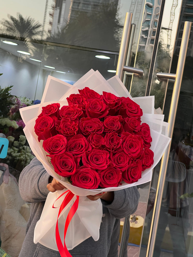 25 Red Roses Bouquet