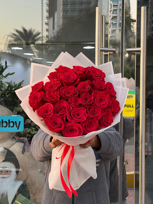 25 Red Roses Bouquet