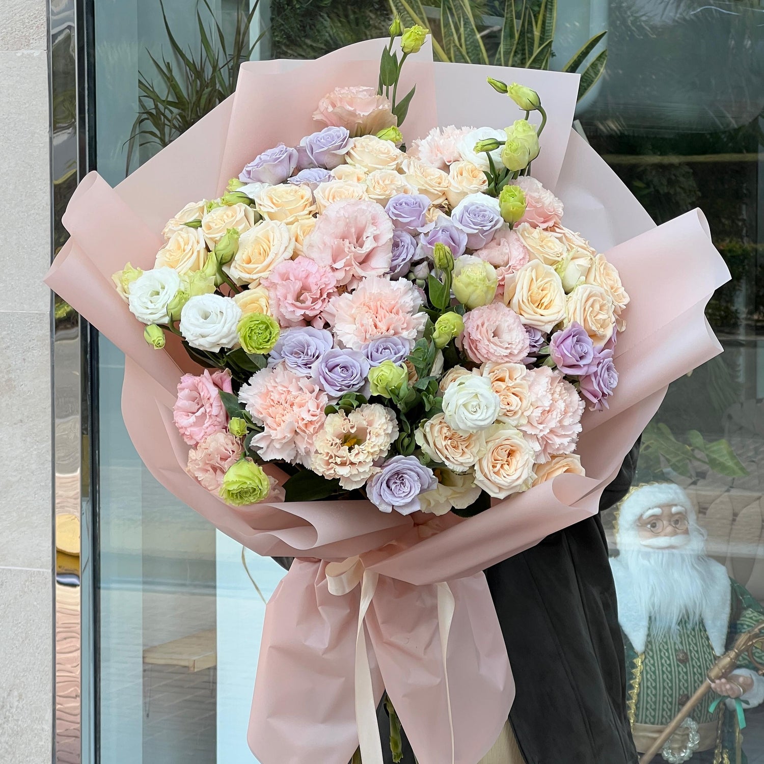 Lavender Peach Mist Bouquet