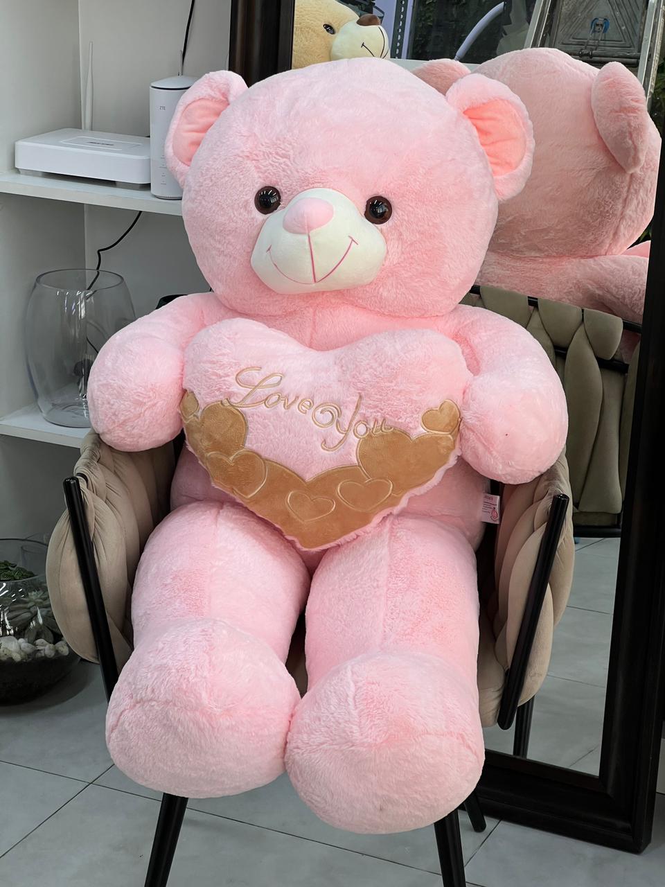 Pretty Pink Hug Giant Teddy – 135 cm