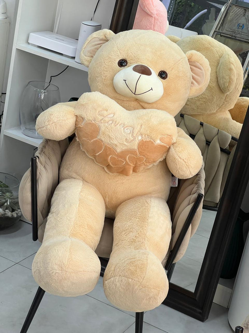 Peachy Hug Giant Teddy
