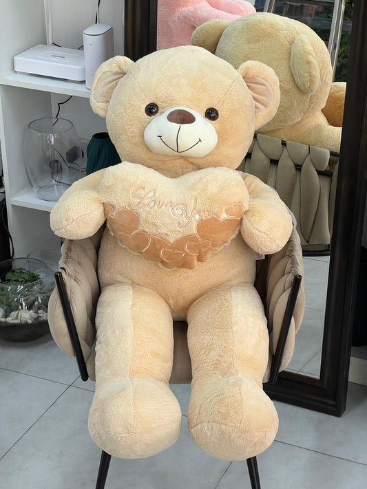 Peachy Hug Giant Teddy