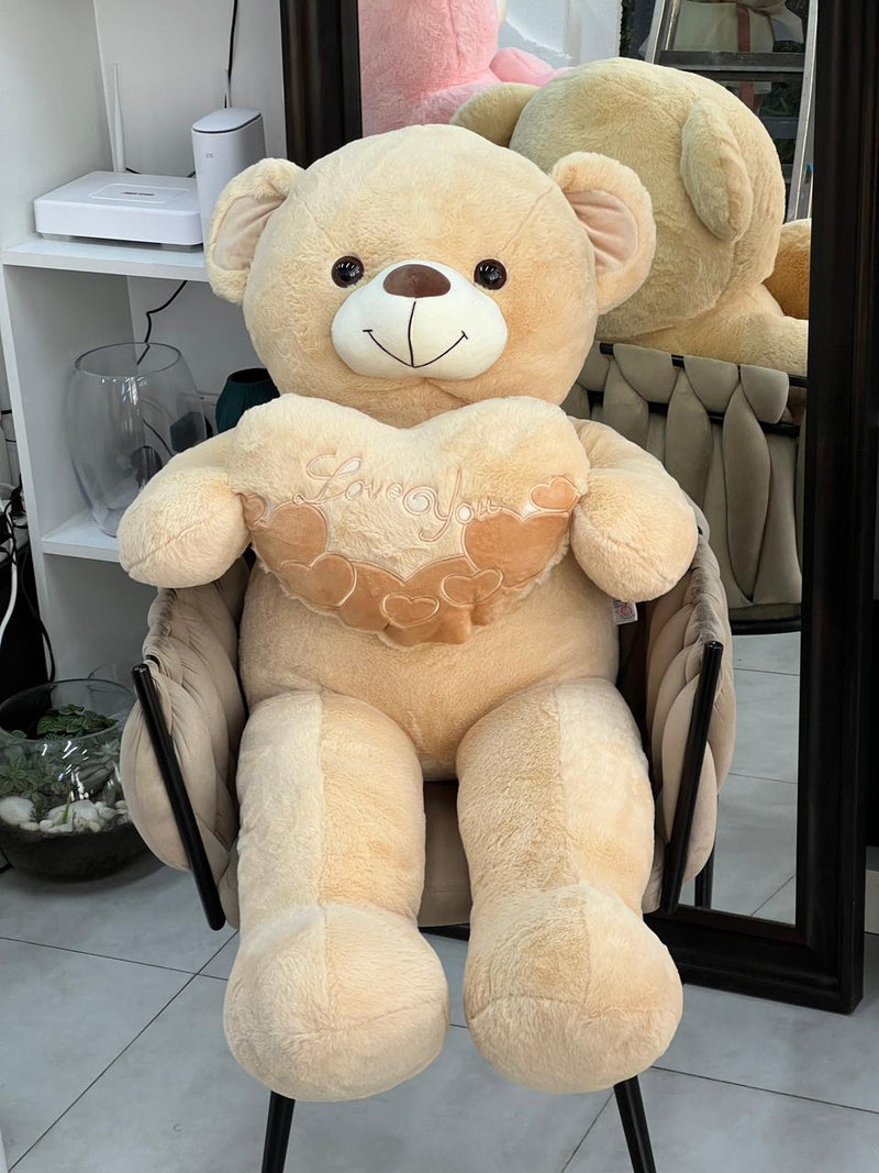 Peachy Hug Giant Teddy