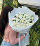 51 White Peony Bouquet