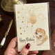 Happy Birthday Gold Star Girl Greeting Card