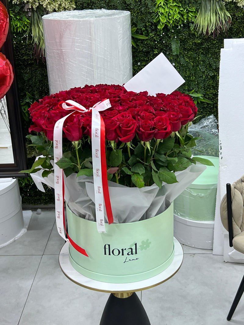 Red Love Box - 101 Red Roses